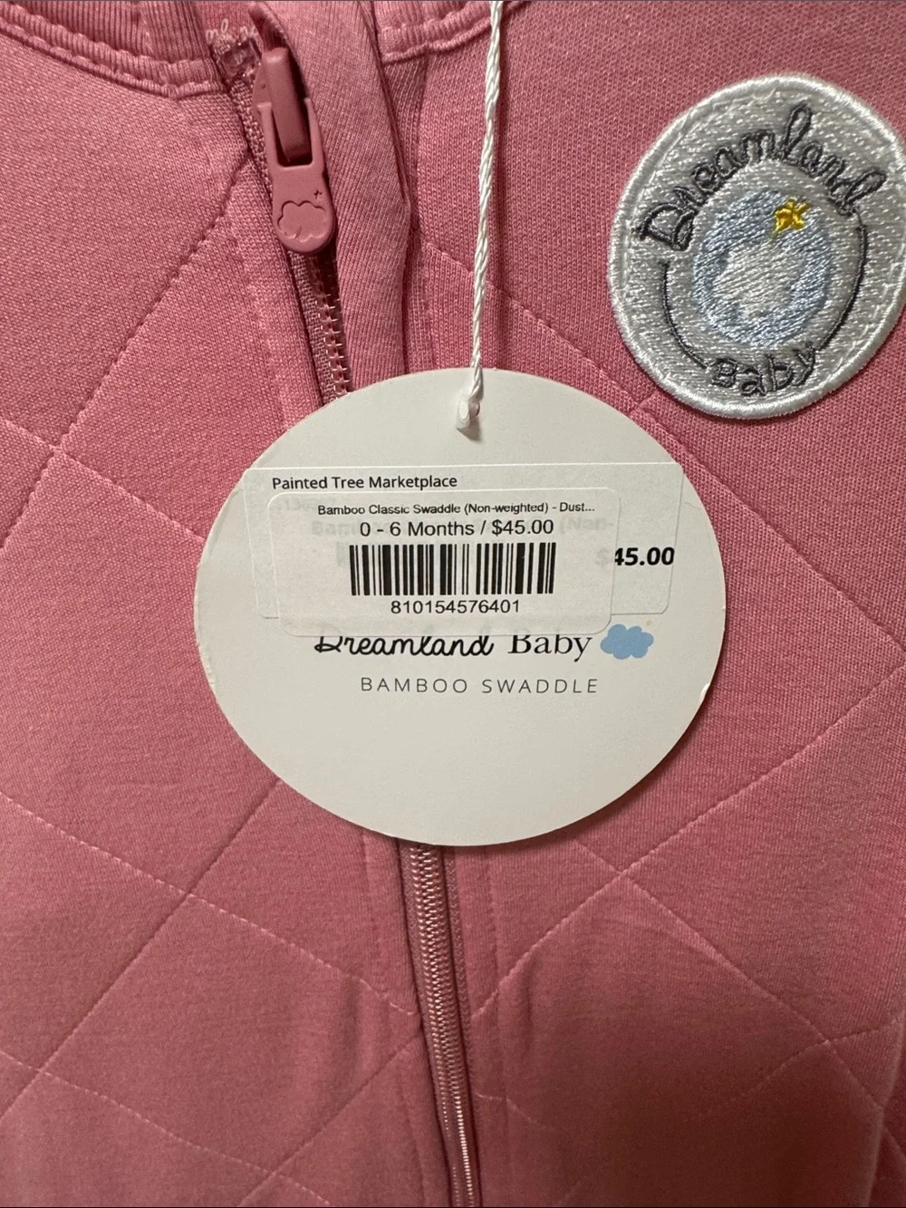 Bamboo Classic Swaddle (Non-weighted) - Dusty Rose